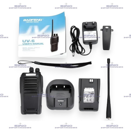 RADIO PORTÁTIL BAOFENG UV-6 DUAL BANDA