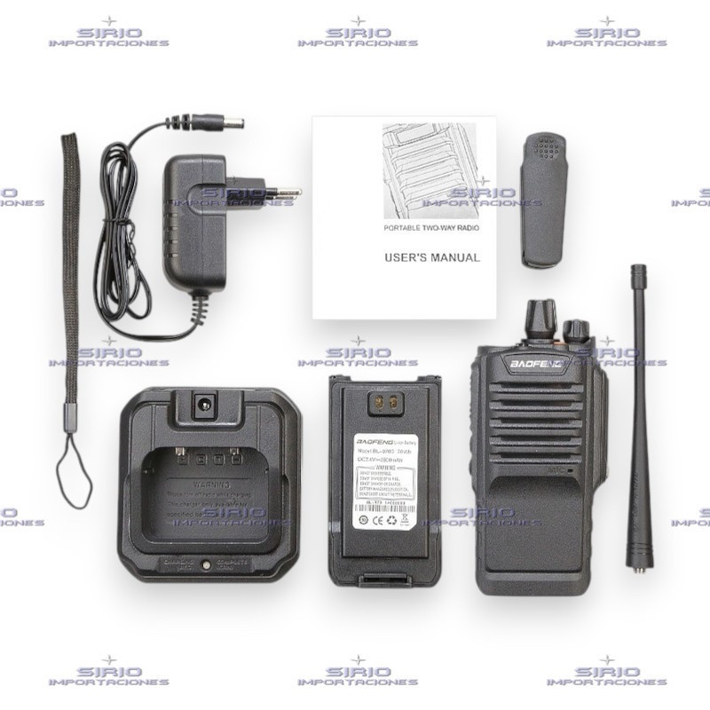 RADIO PORTATIL BAOFENG UHF WATERPROOF MODELO BF-9700