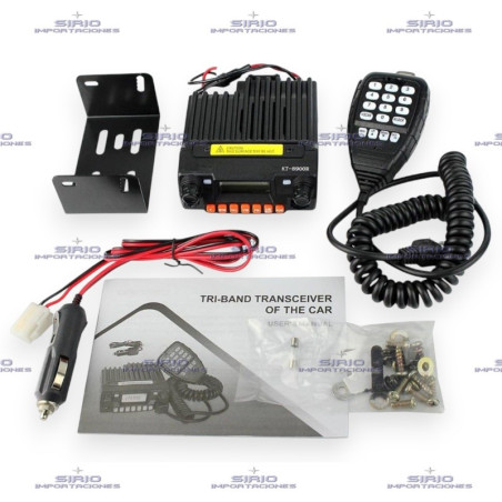 Radio Móvil QYT KT-8900R Tri Banda 25W