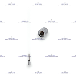 ANTENA MOVIL NAGOYA VHF ¼ DE ONDA CON CONECTOR PL259-M MODELO NL-144SP                  loading=