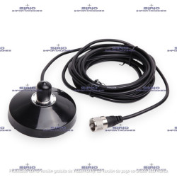 MONTAJE CON BASE MAGNETICA CONECTOR PL 259                  loading=