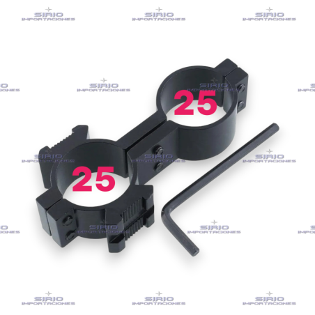 Montura para Linterna de Caza 25 x 25 mm M06 | Soporte