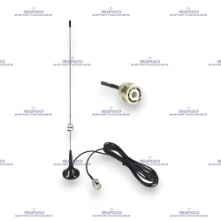 ANTENA MAGNETICA VHF/UHF PARA RADIO PORTATIL NAGOYA, UT-108UV BNC-M...