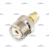 ADAPTADOR SMA-M A UHF-F(SO239), PARA ANTENA DE RADIO PORTATIL
