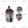 CONECTOR UHF-M(PL259) PARA CABLE RG58