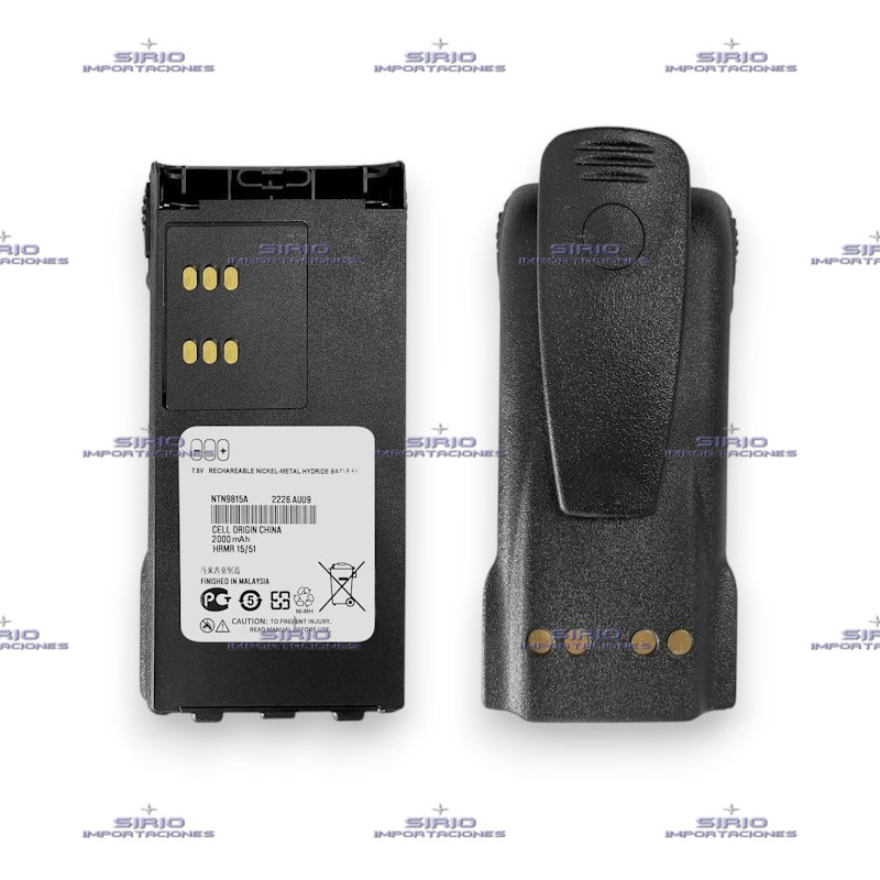 BATERIA PARA MOTOROLA XTS1500, NI-MH 2000MAH / NTN9815A