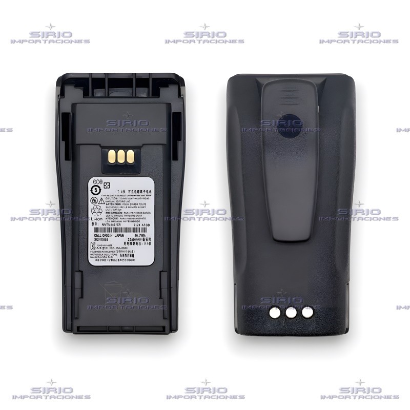 BATERIA PARA PORTATIL MOTOROLA EP450/DEP450, LI-ION 2250 MAH / NNTN4497CR