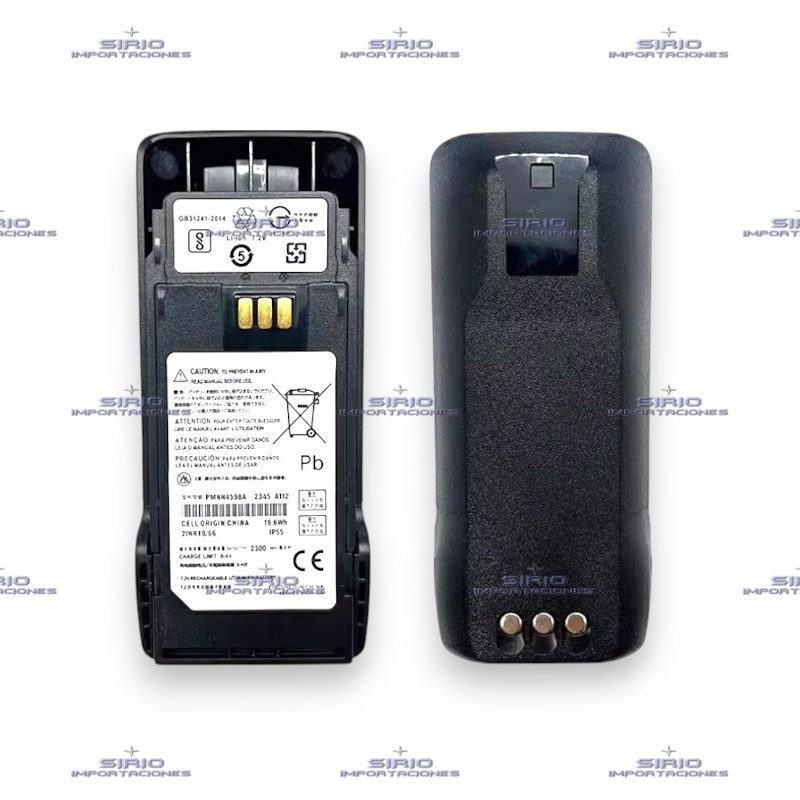 BATERIA PARA RADIO PORTATIL MOTOROLA R2, PMNN4598 / LI-ION 2300mAh
