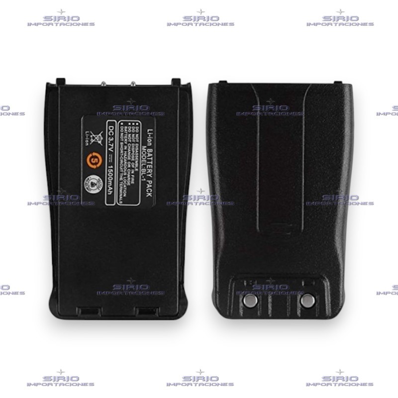 BATERIA PARA RADIO PORTATIL BAOFENG BF888S, BL-1 / LI-ION 1500mAh
