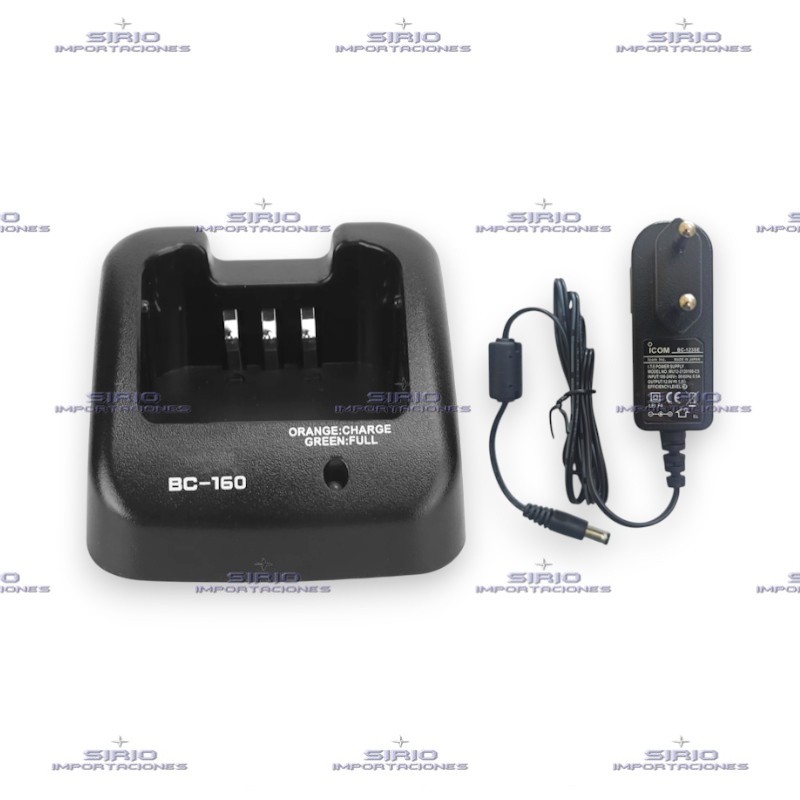 Cargador Para Radio Portátil ICOM BC-160 - Compatibilidad Y Rendimiento Seguro