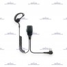 MICRÓFONO MANOS LIBRES BÁSICO CON RESORTE PARA RADIOS PORTÁTILES MOTOROLA EP350/EP450/GP300