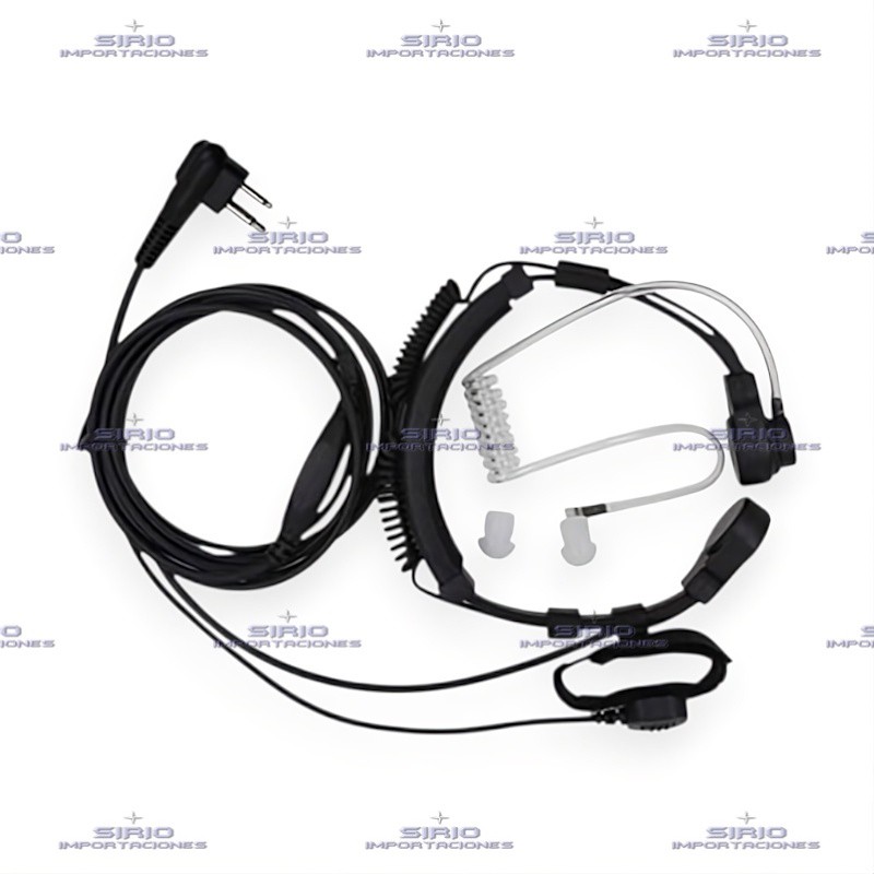 MICRÓFONO LARINGÓFONO PARA RADIO PORTÁTIL MOTOROLA EP350/EP450/GP300 – Comunicación Clara y Discreta