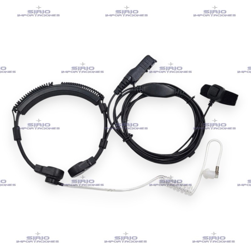 MICRÓFONO LARINGÓFONO PARA RADIO PORTÁTIL MOTOROLA DEP550 Y OTROS – Comunicación Clara y Discreta