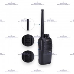 RADIO PORTÁTIL TYT-T5 UHF, 5W / Li-Ion 2800 mAh, 400 - 520 MHz