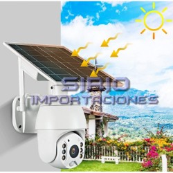 Camara De Vigilancia Con Panel Solar
